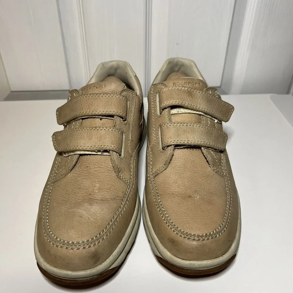 Rockport Prowalker Men's Comfort Casual Walking Shoes Size 10.5‎ Leather Tan